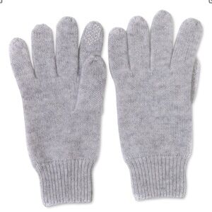 Charter Club Women's Cashmere Touch Gloves, Created for Macy's gray winter fall